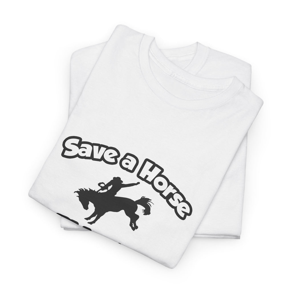 Save a Horse, Ride an Entomologist - Unisex Heavy Cotton Tee