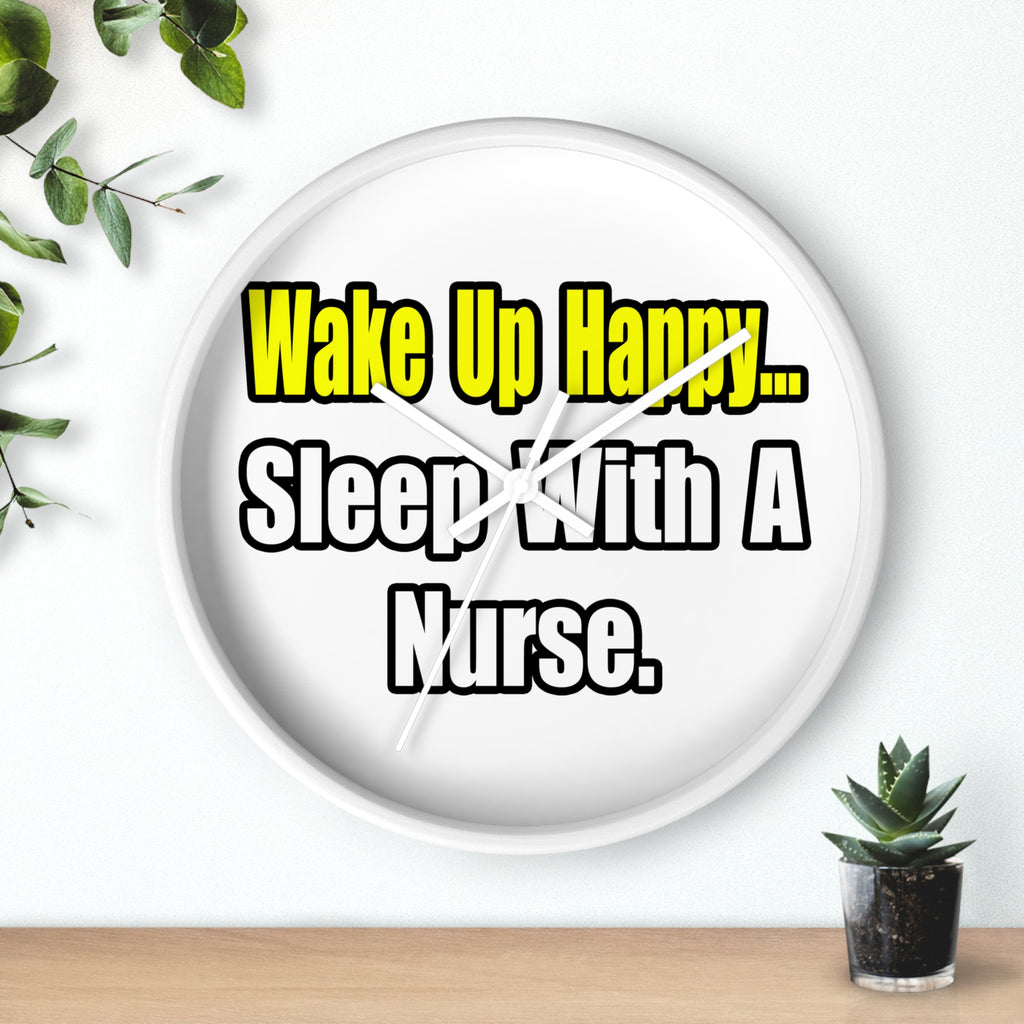 Sleep With a Nurse - Wall Clock