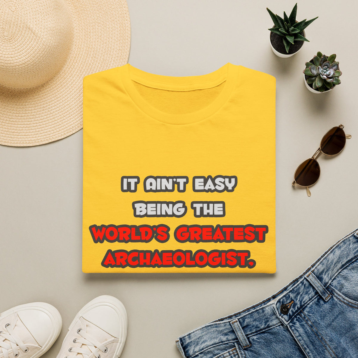 World's Greatest Archaeologist Joke - Unisex Softstyle T-Shirt