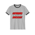 Superhero...Audiologist - Unisex Cotton Ringer T-Shirt
