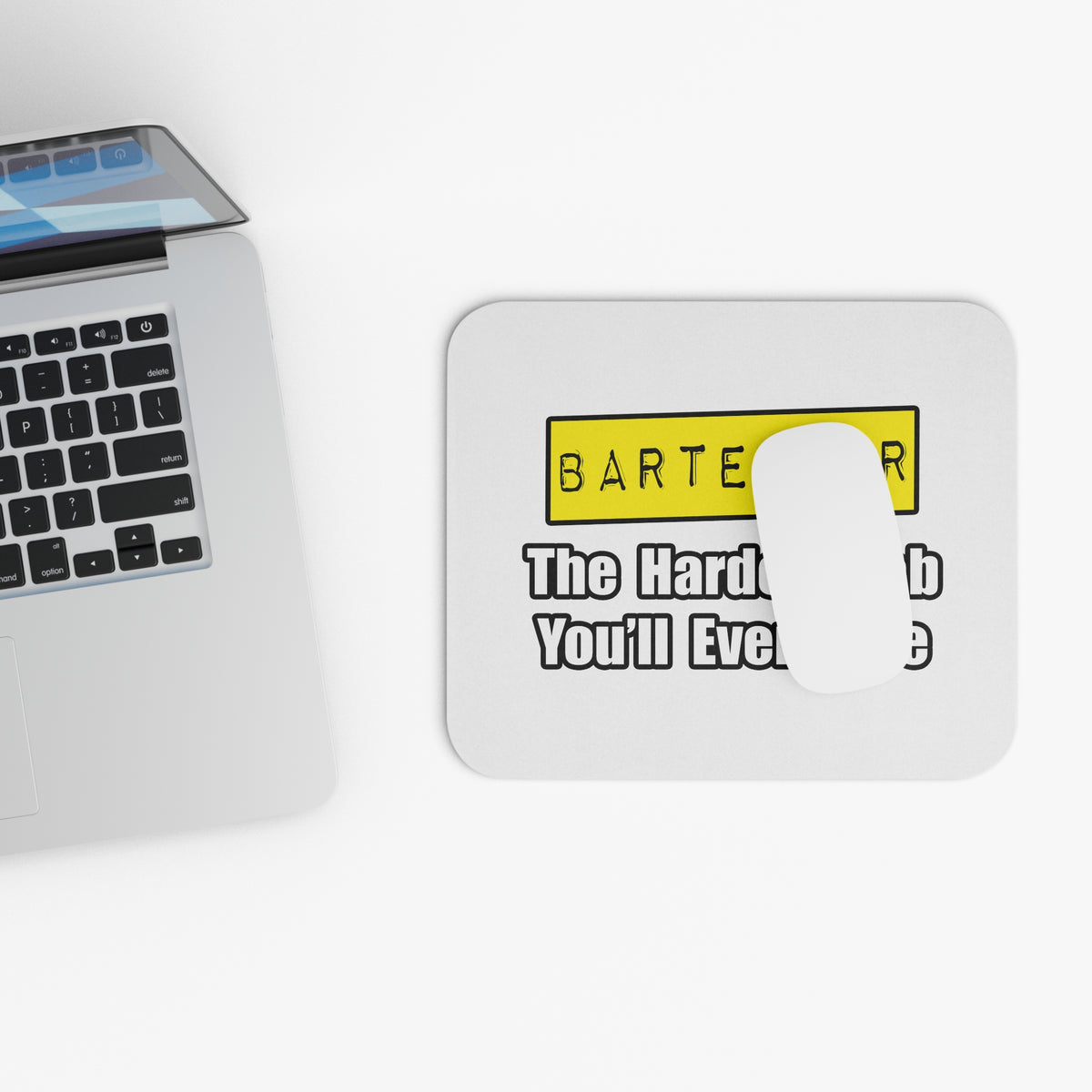Bartender...Hardest Job You'll Ever Love - Mouse Pad (Rectangle)