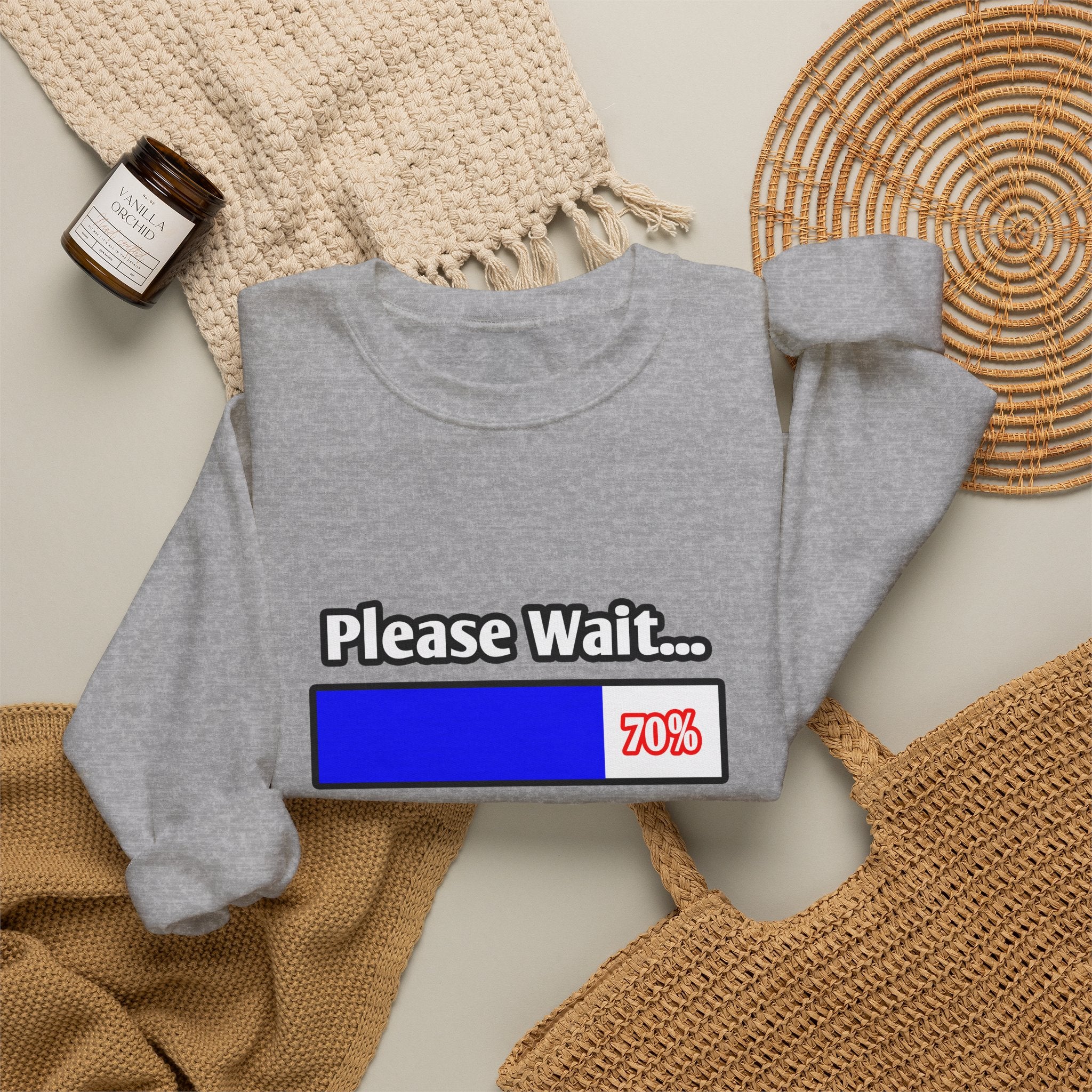 Please Wait...Aerospace Engineer Loading - Unisex Heavy Blend™ Crewneck Sweatshirt