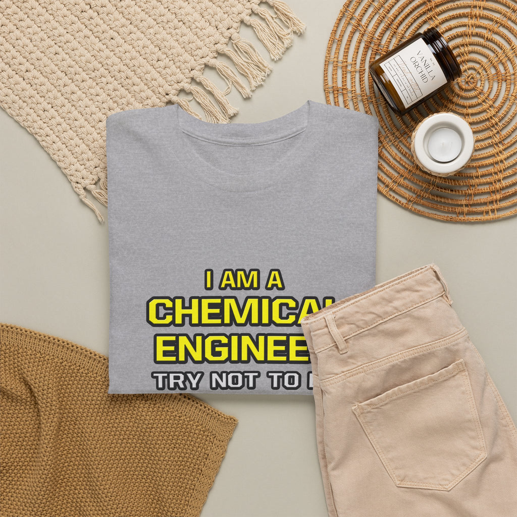 Chemical Engineer...Superior Intelligence - Unisex Heavy Cotton Tee
