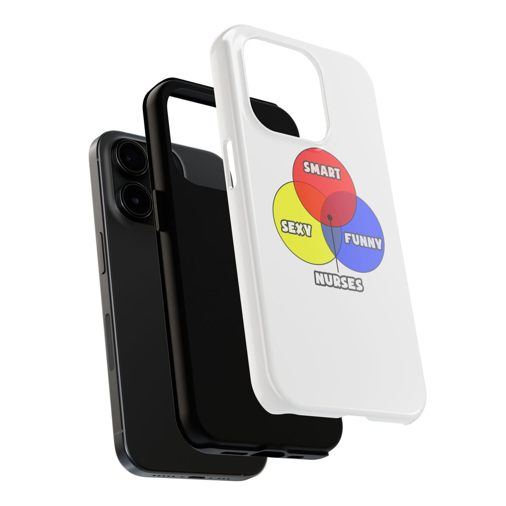 Venn Diagram .. Nurses - Tough Phone Cases