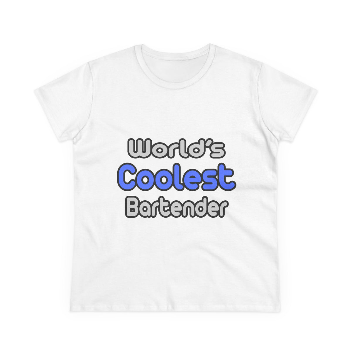 World's Coolest Bartender - Women's Midweight Cotton Tee