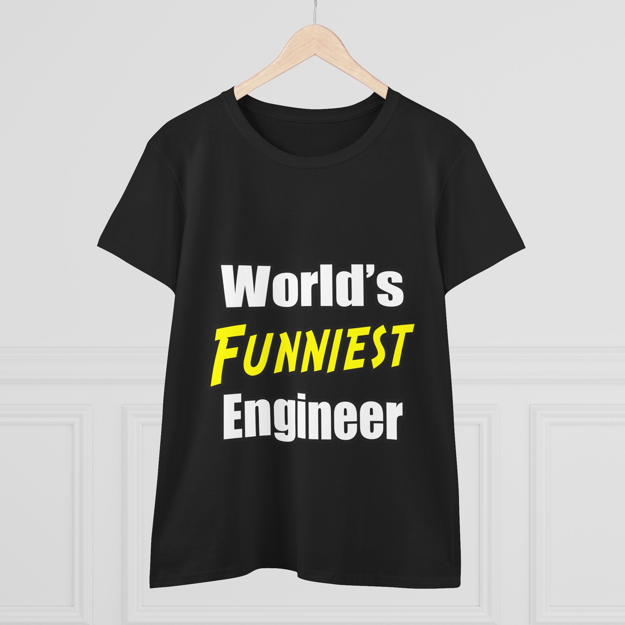 World's Funniest Engineer - Women's Midweight Cotton Tee