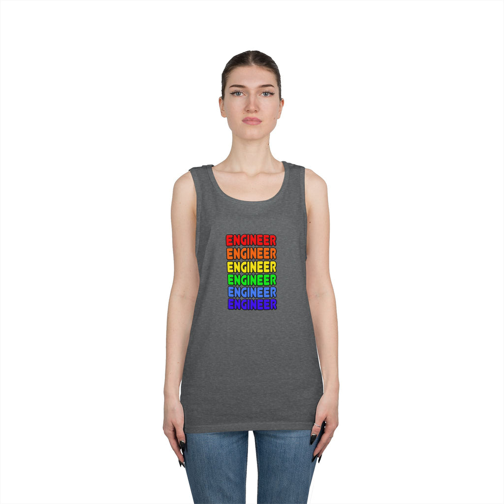 Rainbow Engineer - Unisex Heavy Cotton Tank Top