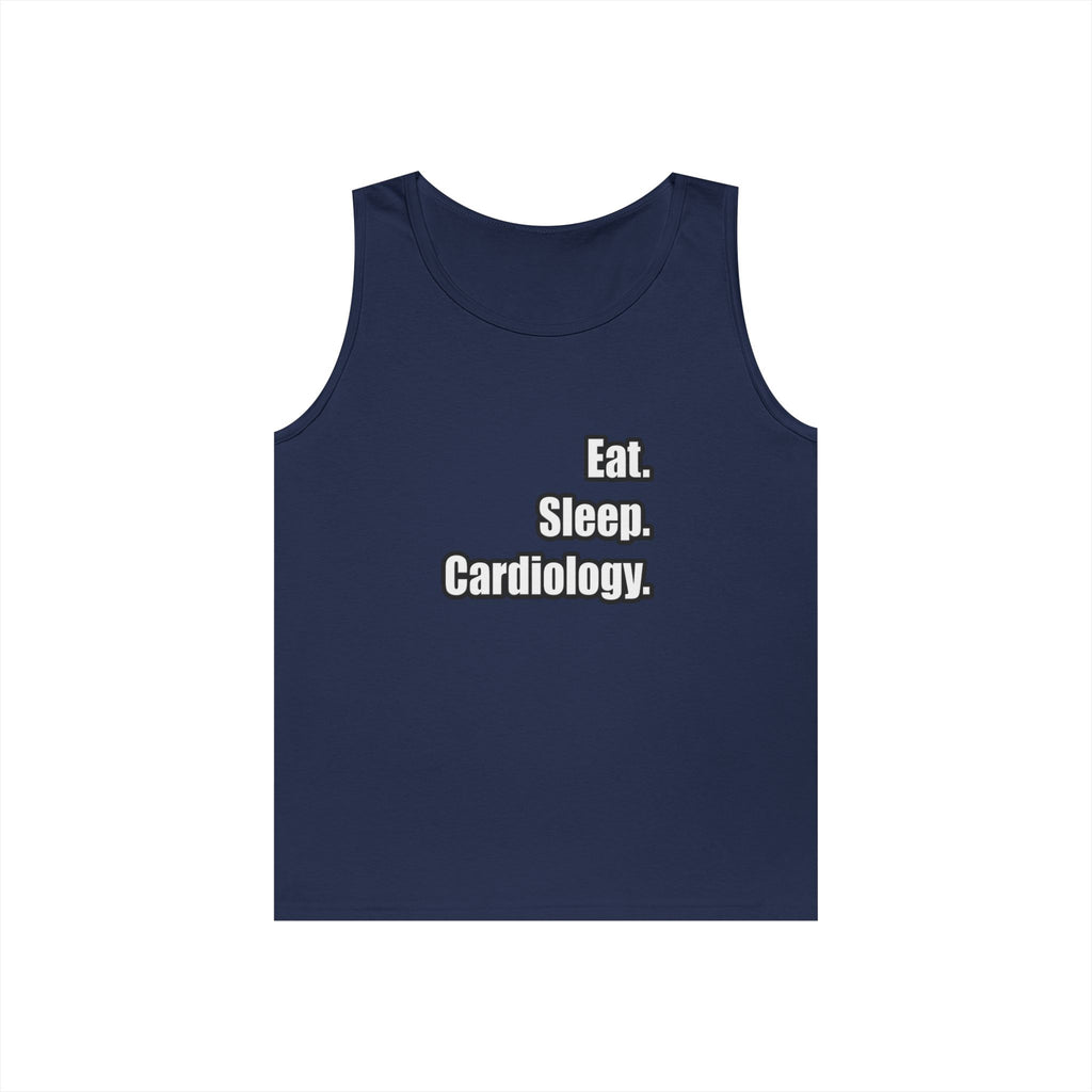 Eat. Sleep. Cardiology - Unisex Heavy Cotton Tank Top