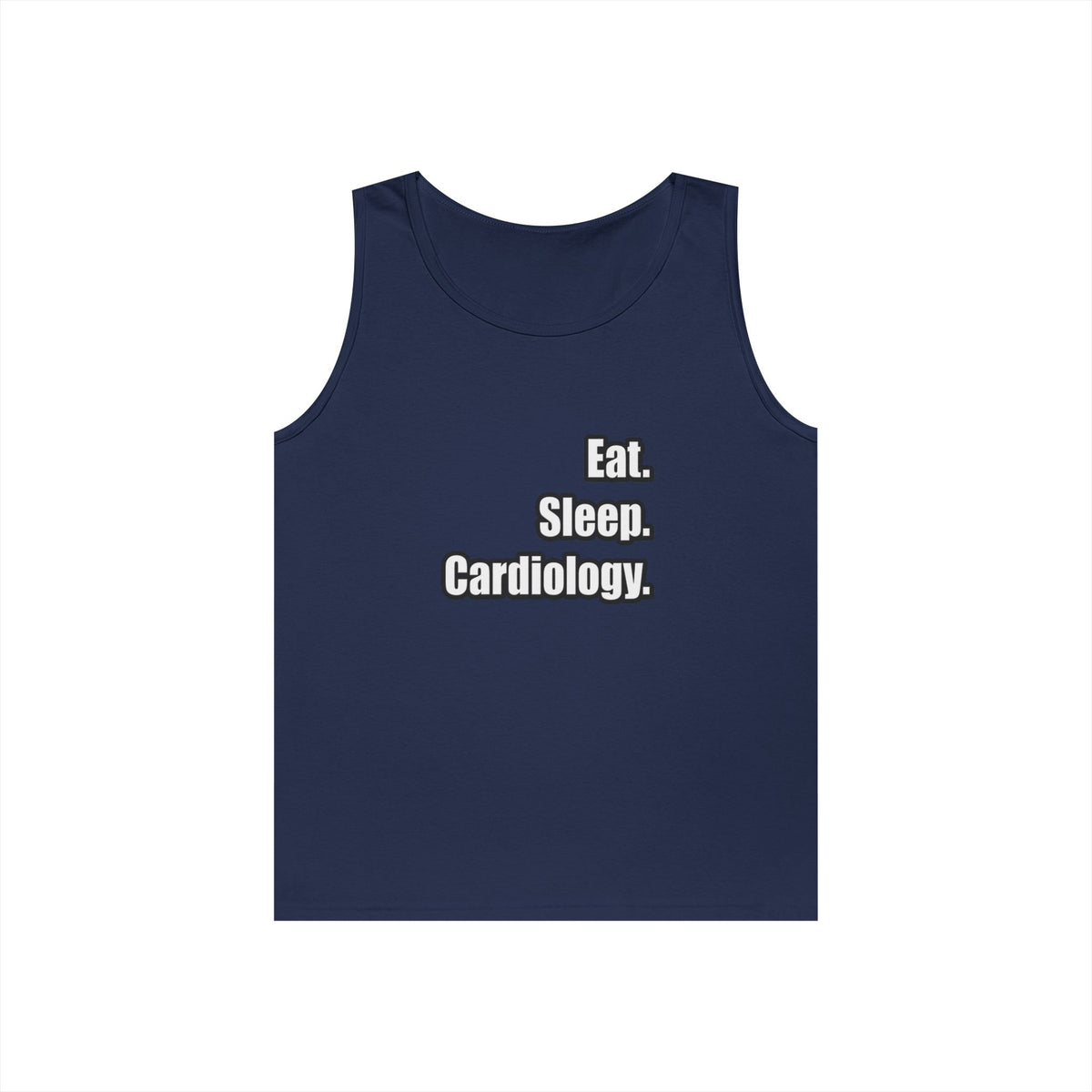 Eat. Sleep. Cardiology - Unisex Heavy Cotton Tank Top