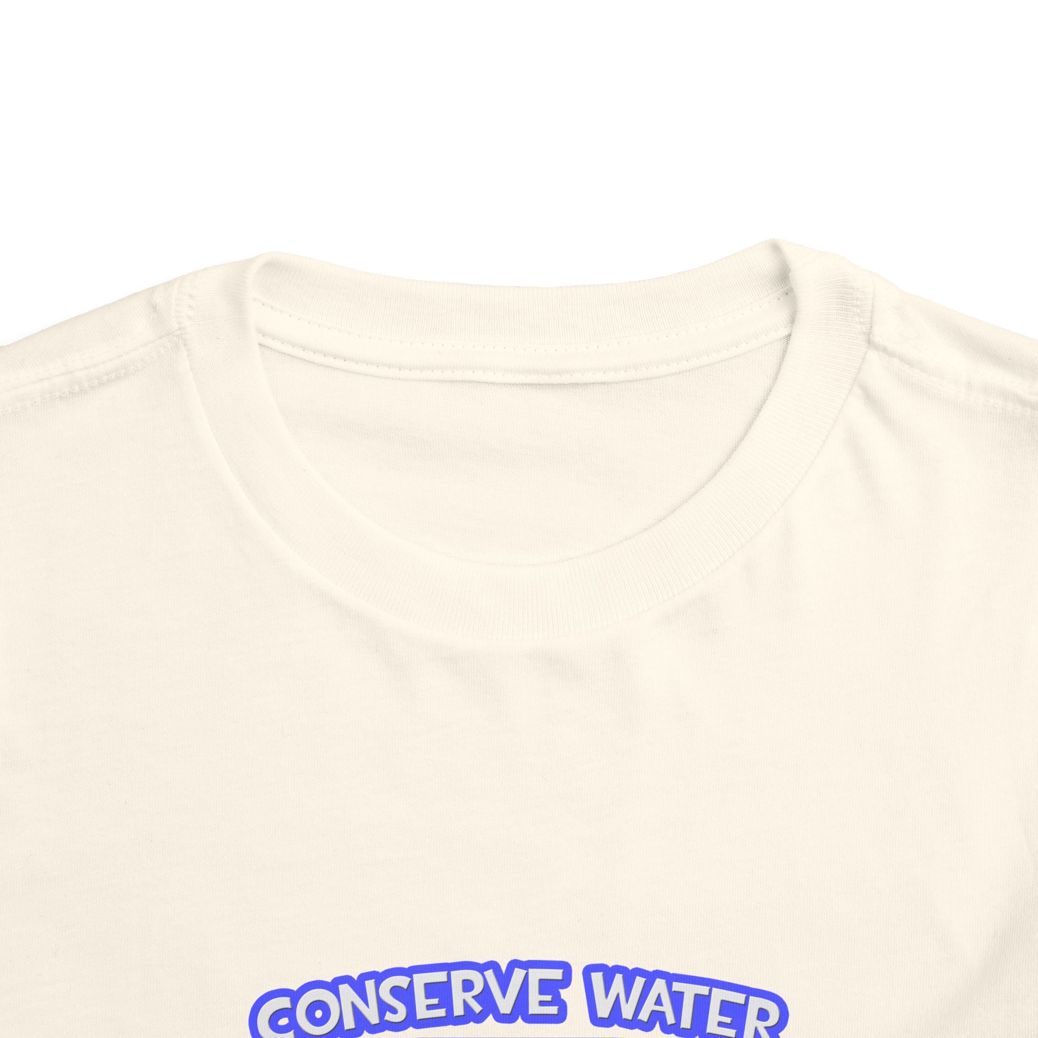 Conserve Water .. Shower With Aerospace Engineer - Toddler Short Sleeve Tee