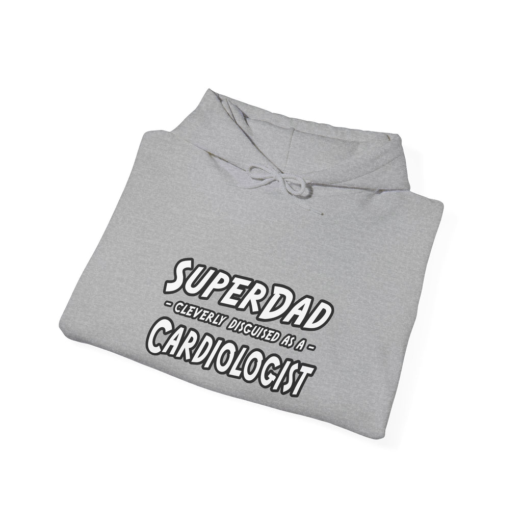 SuperDad...Cardiologist - Unisex Heavy Blend™ Hooded Sweatshirt