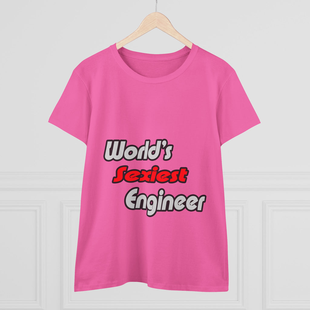 World's Sexiest Engineer - Women's Midweight Cotton Tee