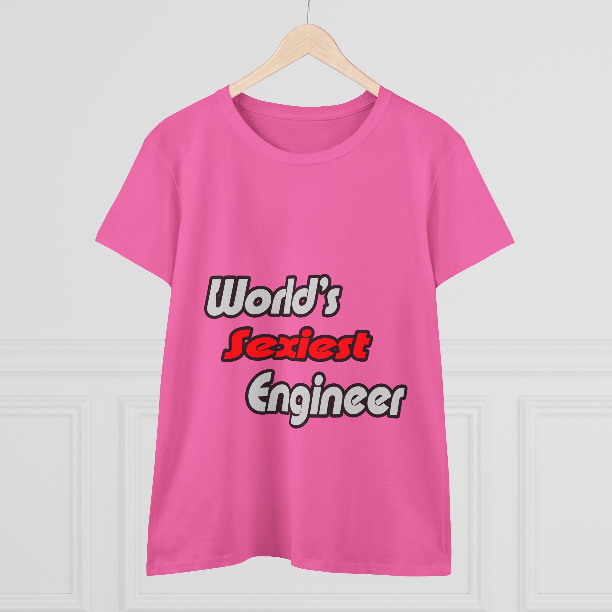 World's Sexiest Engineer - Women's Midweight Cotton Tee