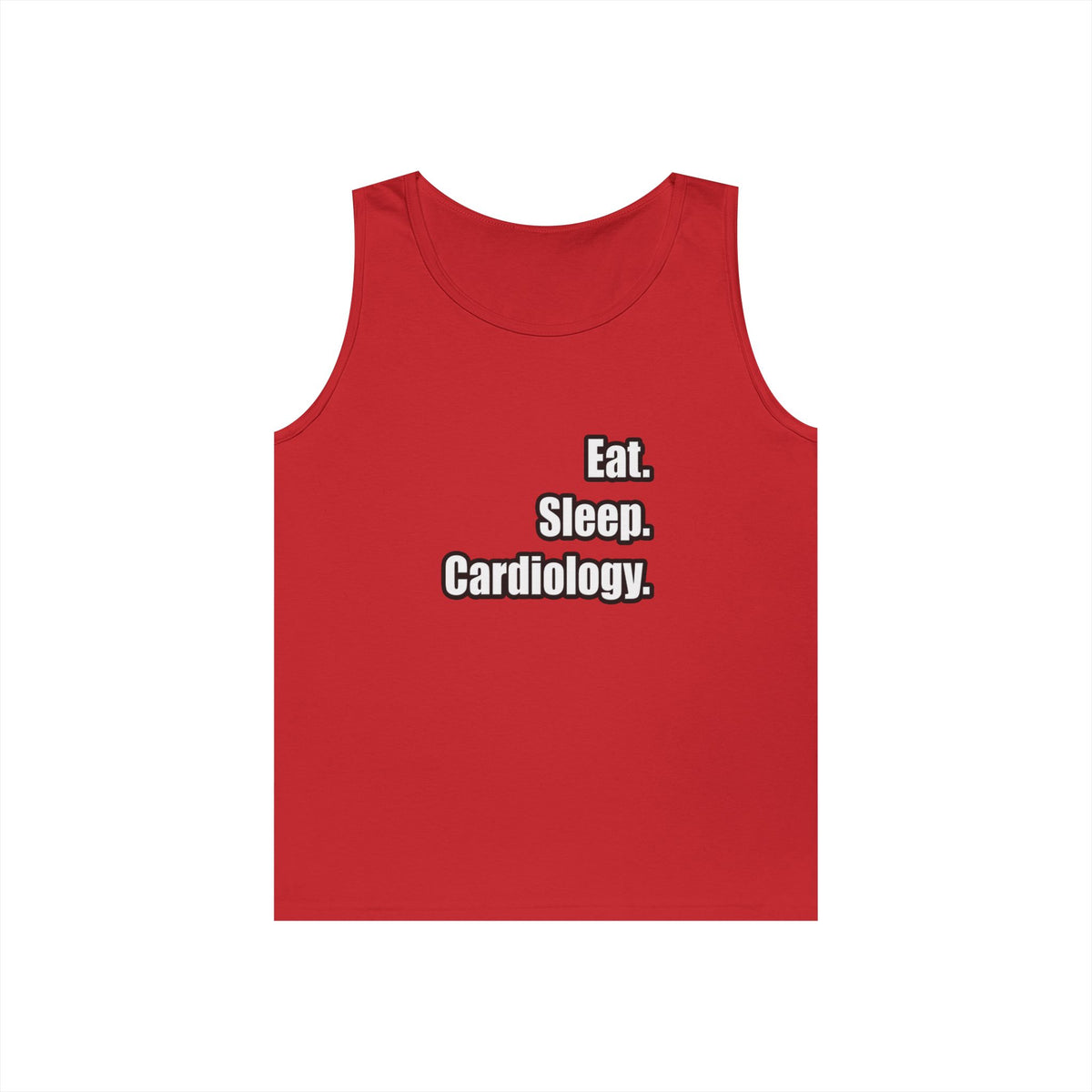 Eat. Sleep. Cardiology - Unisex Heavy Cotton Tank Top