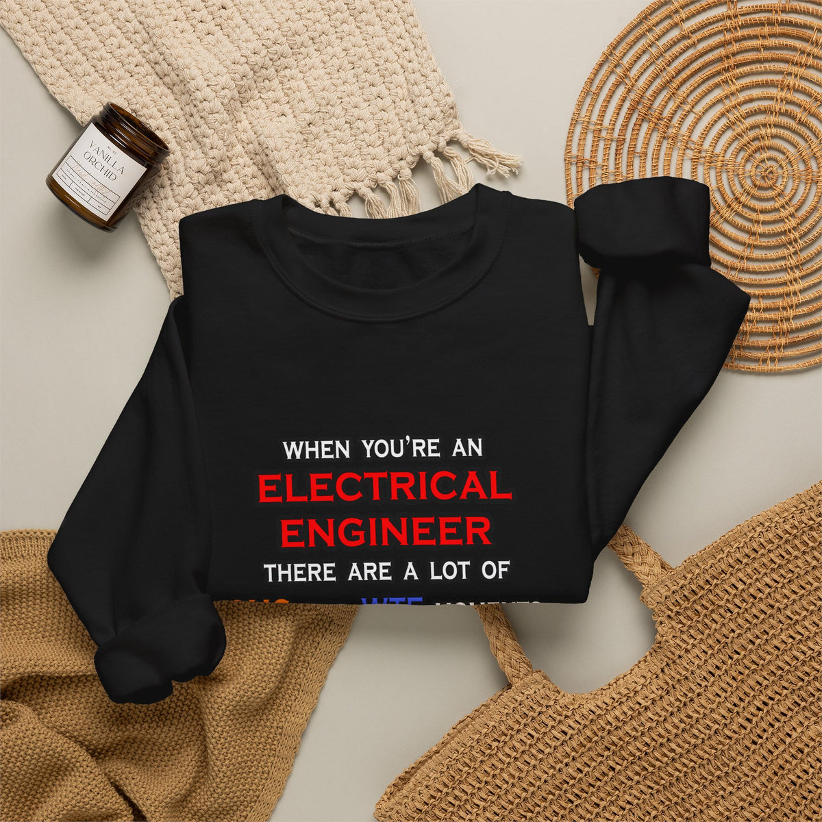 Funny Electrical Engineer ... OMG WTF LOL - Unisex Heavy Blend™ Crewneck Sweatshirt