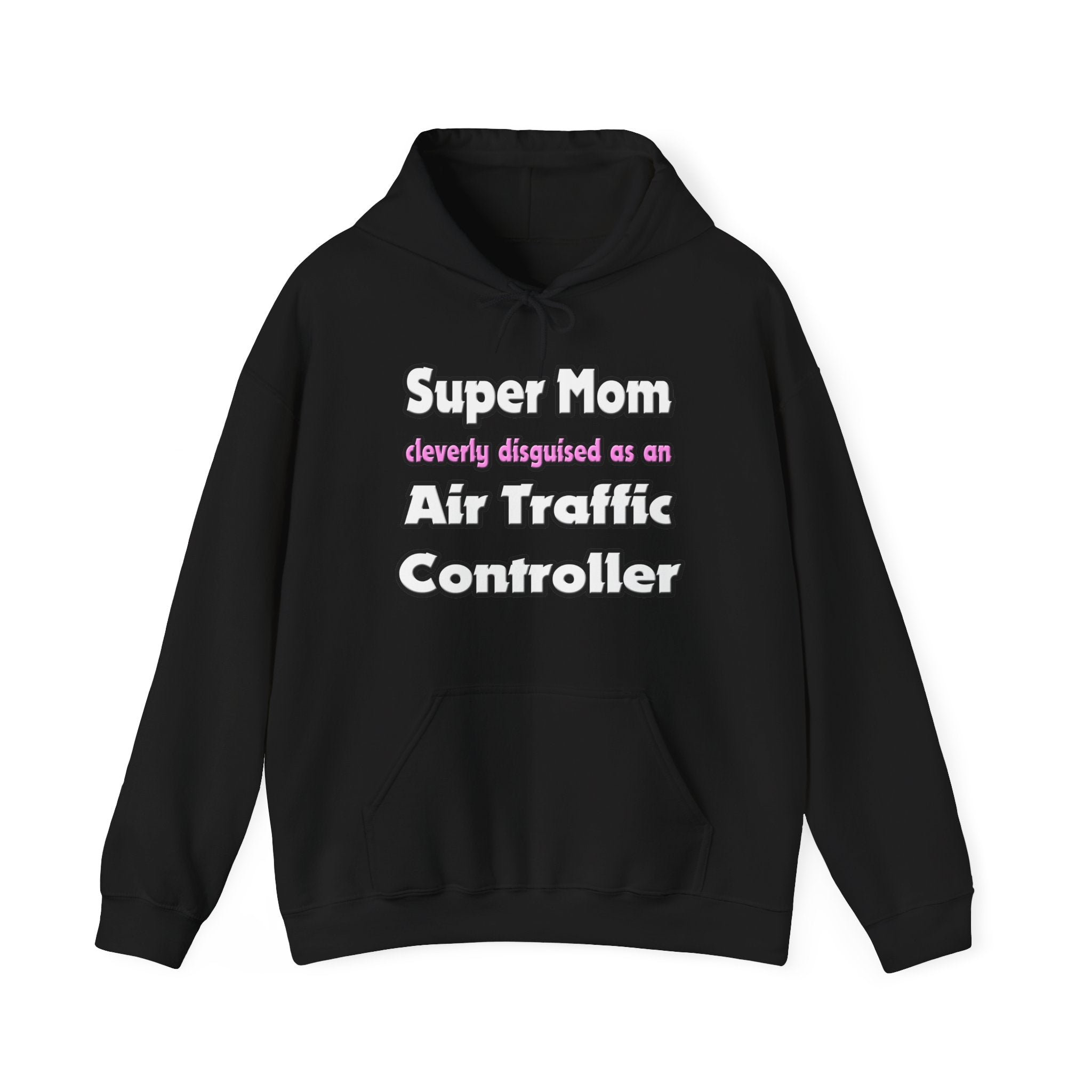 Super Mom ... Air Traffic Controller - Unisex Heavy Blend™ Hooded Sweatshirt