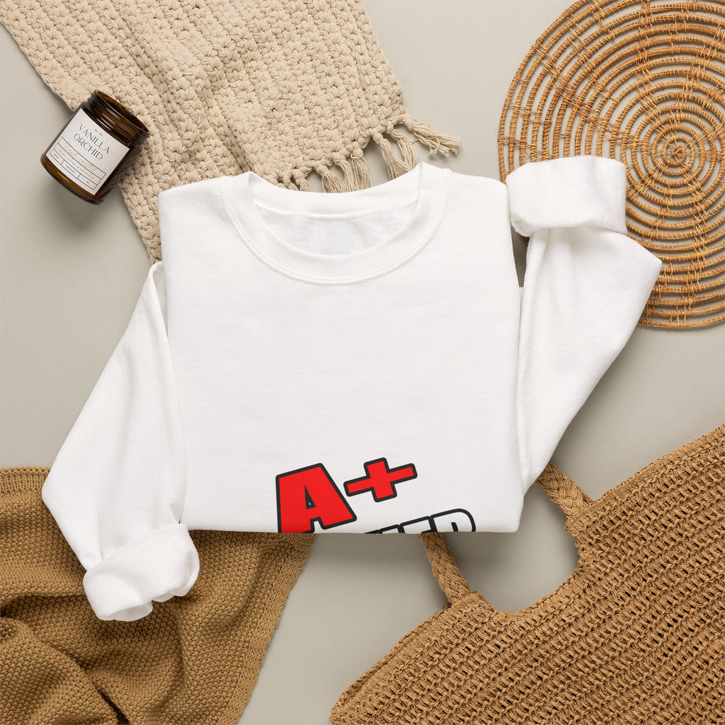 a plus teacher - Unisex Heavy Blend™ Crewneck Sweatshirt