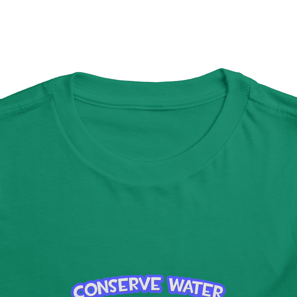 Conserve Water .. Shower With Aerospace Engineer - Toddler Short Sleeve Tee