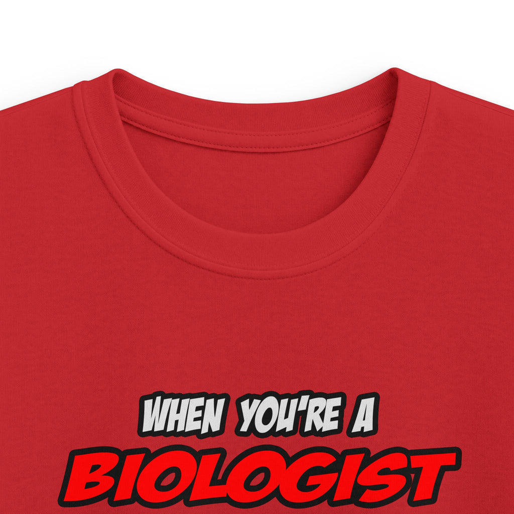 Biologist .. OMG WTF LOL - Kids Softstyle Tee