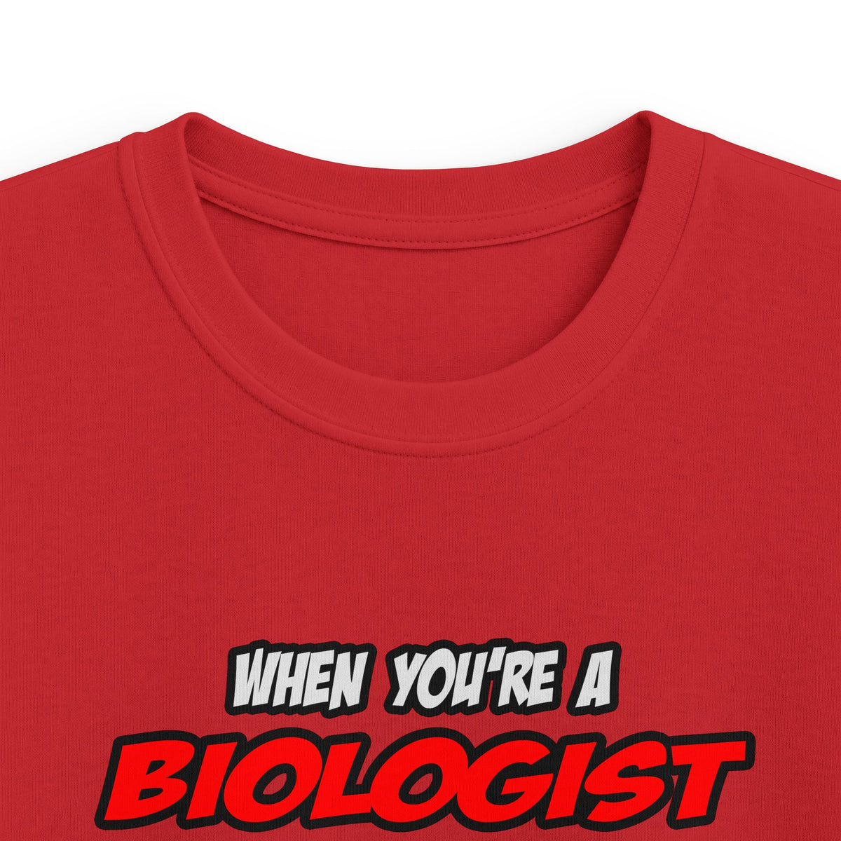 Biologist .. OMG WTF LOL - Kids Softstyle Tee
