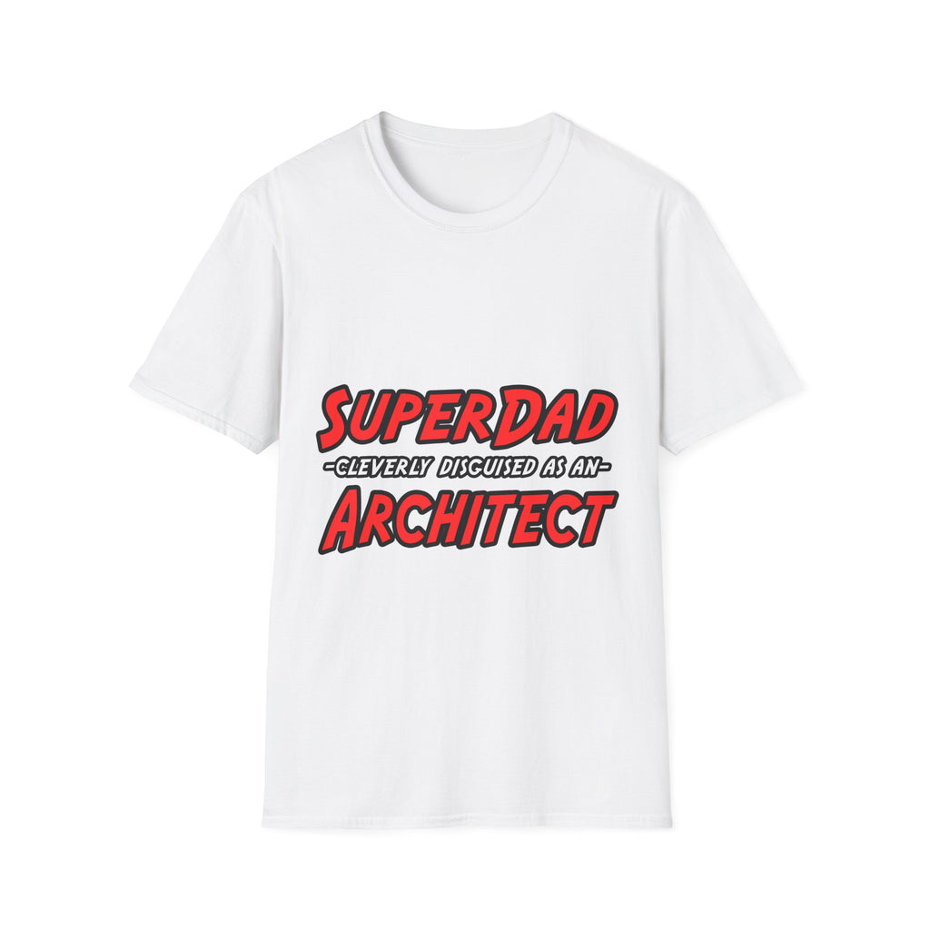 SuperDad...Architect - Unisex Softstyle T-Shirt
