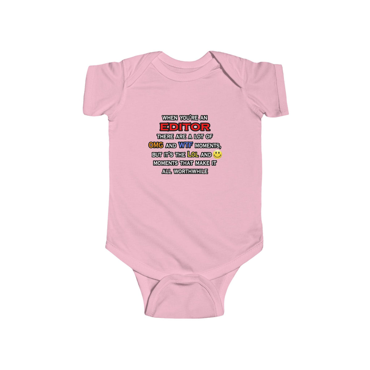 Editor ... OMG WTF LOL - Infant Fine Jersey Bodysuit
