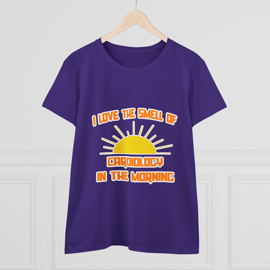 Smell of Cardiology in the Morning - Women's Midweight Cotton Tee