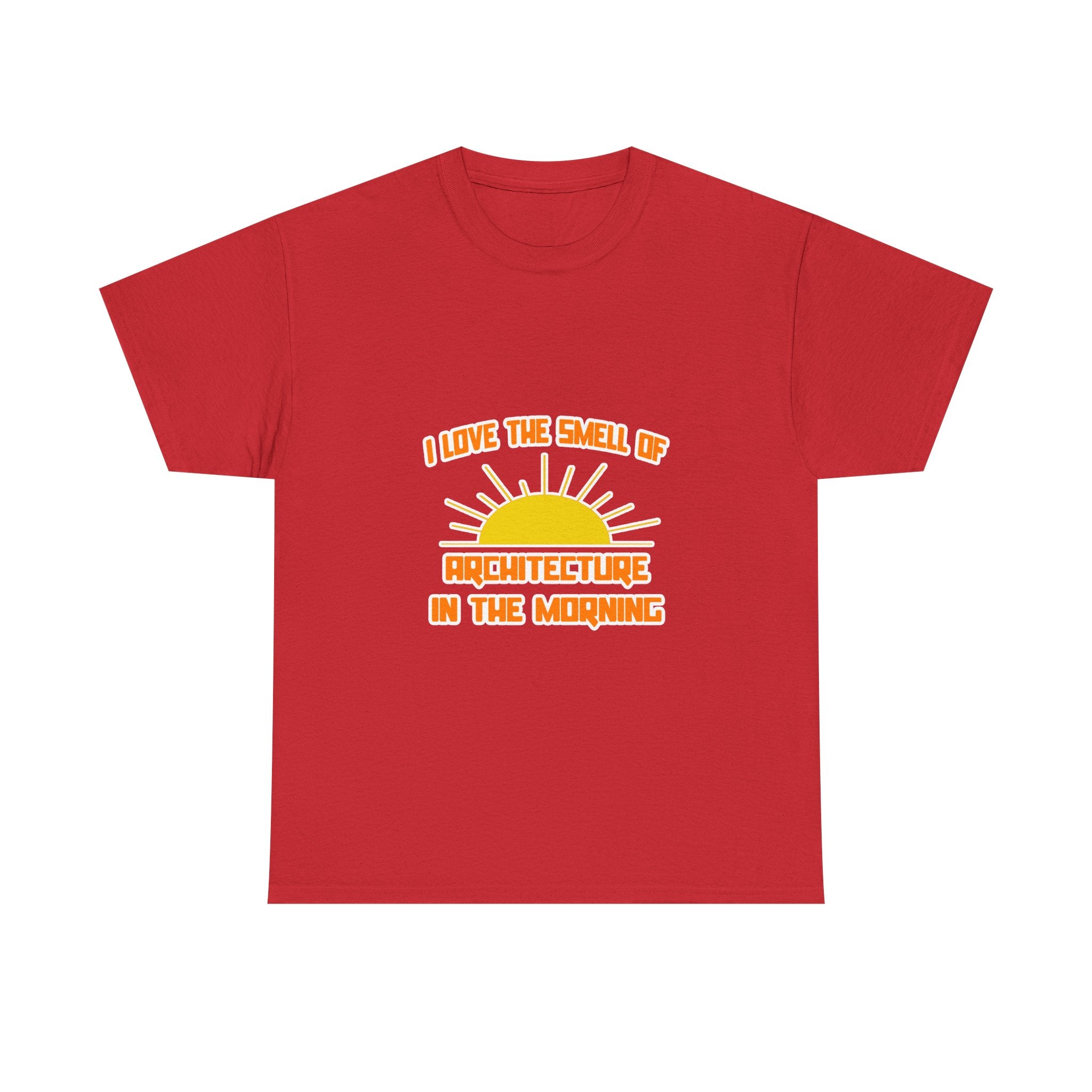 Smell of Architecture in the Morning - Unisex Heavy Cotton Tee