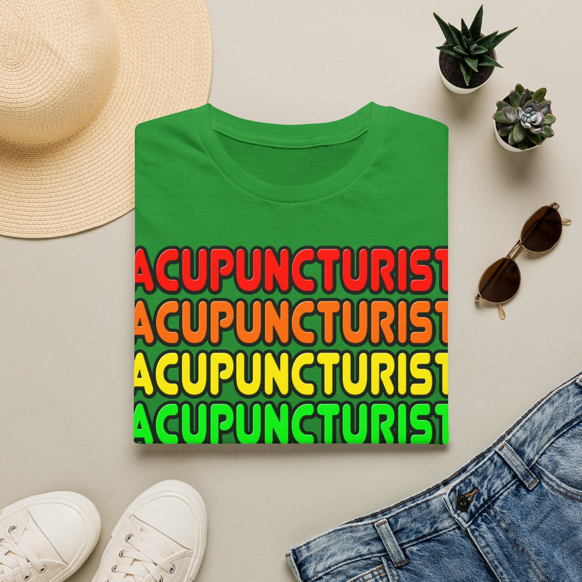 Rainbow Acupuncturist - Unisex Softstyle T-Shirt