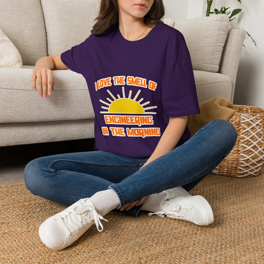 Smell of Engineering in the Morning - Unisex Softstyle T-Shirt
