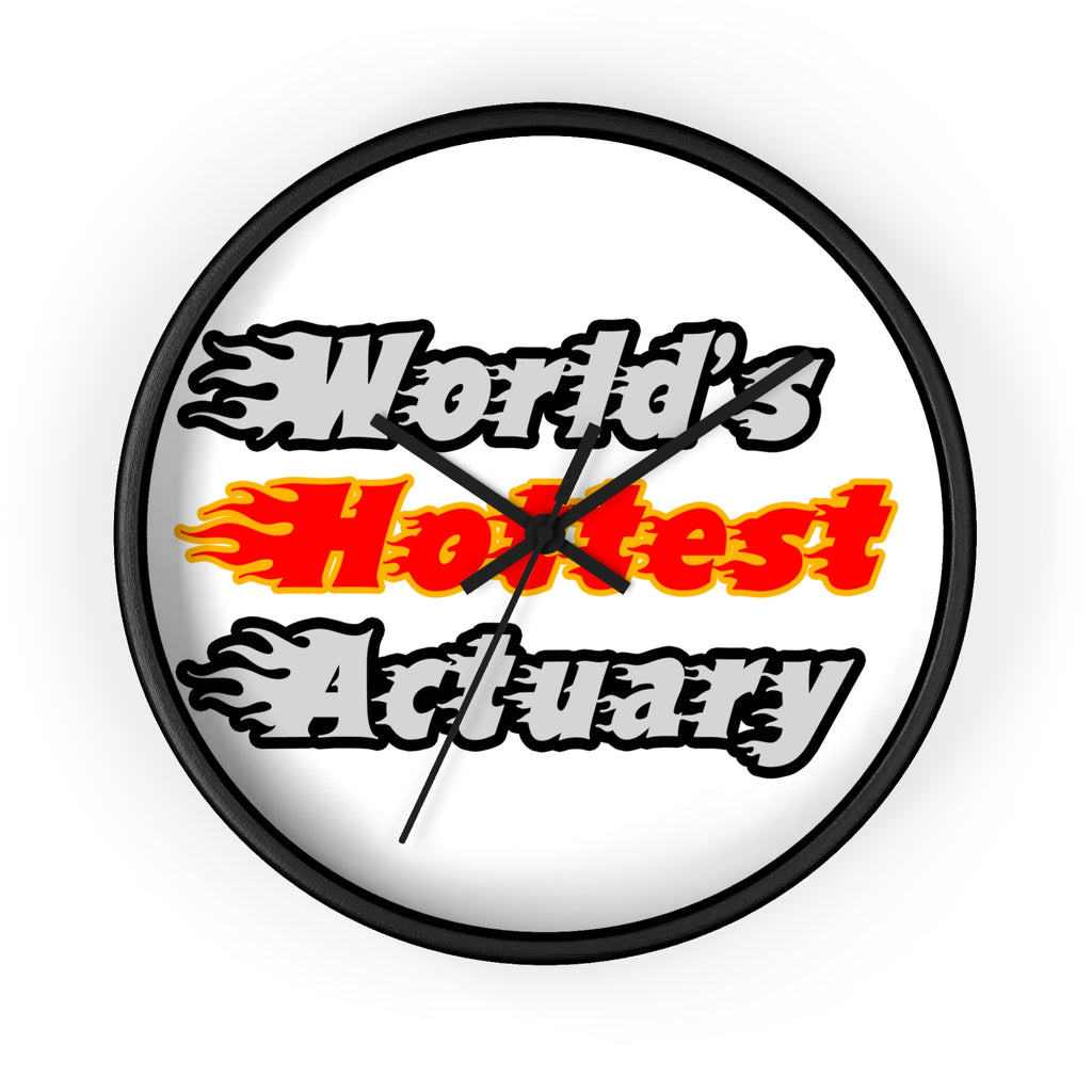 World's Hottest Actuary - Wall Clock