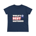 World's Best Bartender - Women's Midweight Cotton Tee
