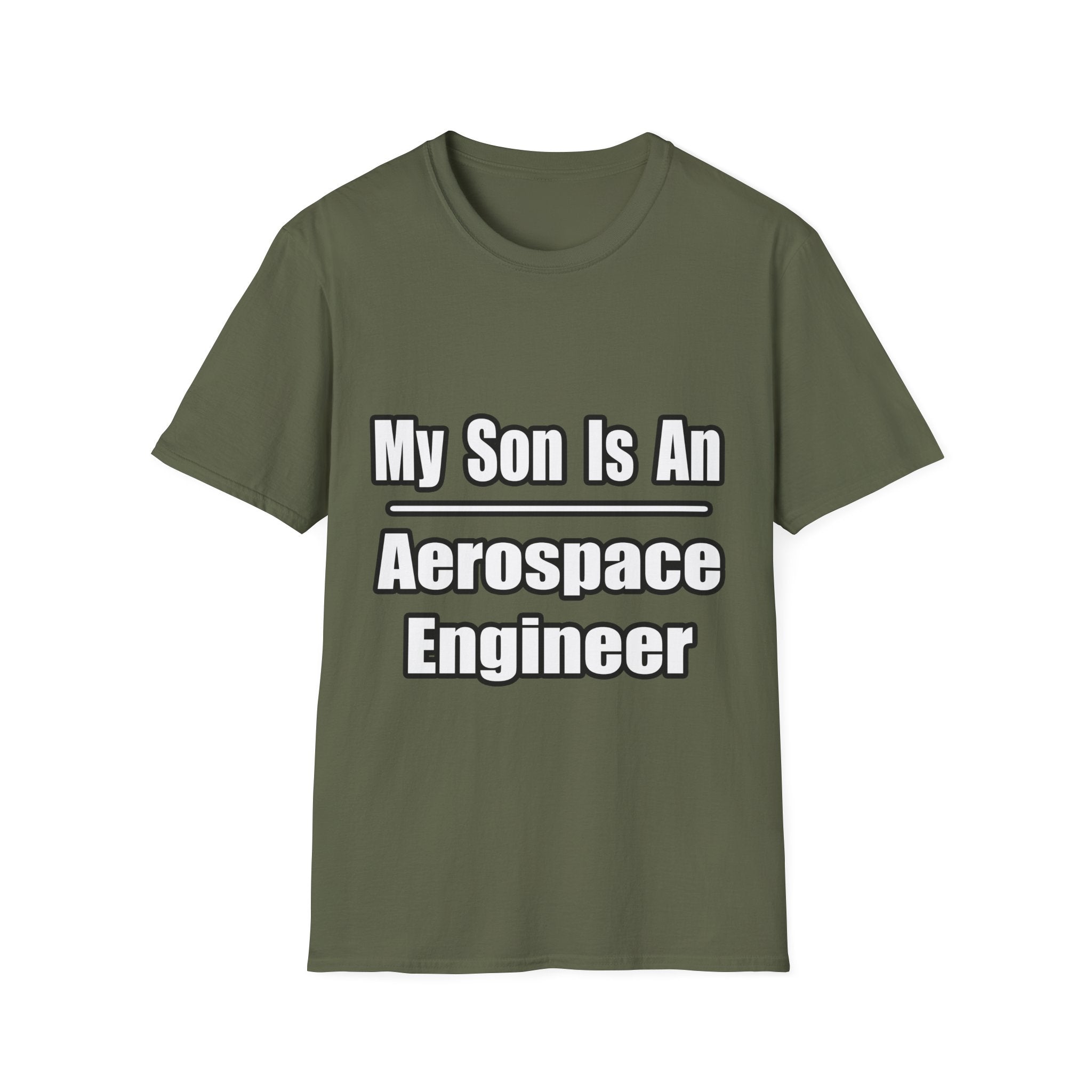 My Son Is An Aerospace Engineer - Unisex Softstyle T-Shirt