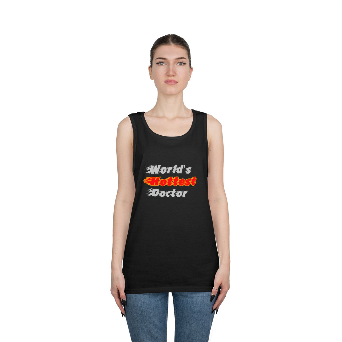 World's Hottest Doctor - Unisex Heavy Cotton Tank Top