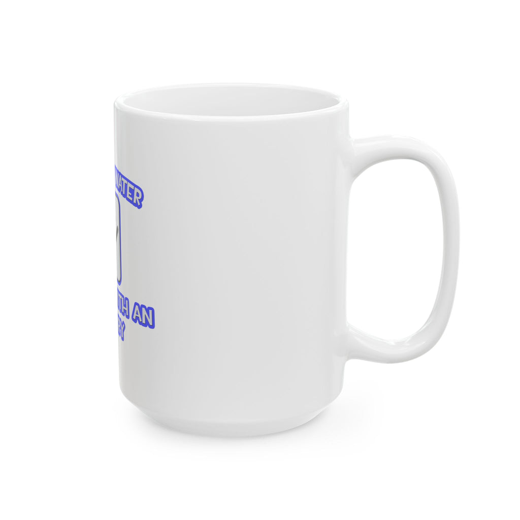 Conserve Water .. Shower With an Actuary - Ceramic Mug, (11oz, 15oz)