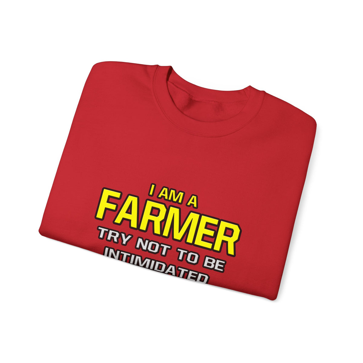 Farmer...Superior Intelligence - Unisex Heavy Blend™ Crewneck Sweatshirt