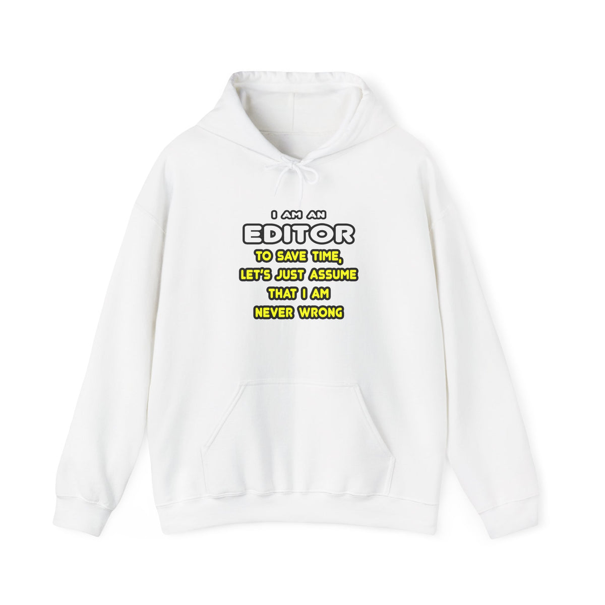 Funny Editor T Shirts and Gifts - Unisex Heavy Blend™ Hooded Sweatshirt