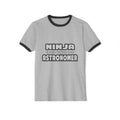 Ninja Cleverly Disguised As An Astronomer - Unisex Cotton Ringer T-Shirt