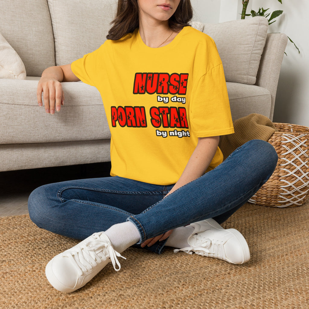 Nurse By Day...Porn Star By Night - Unisex Softstyle T-Shirt