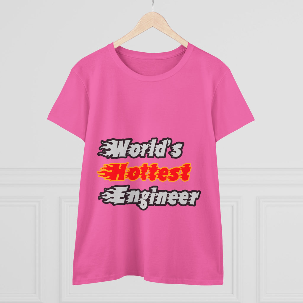World's Hottest Engineer - Women's Midweight Cotton Tee