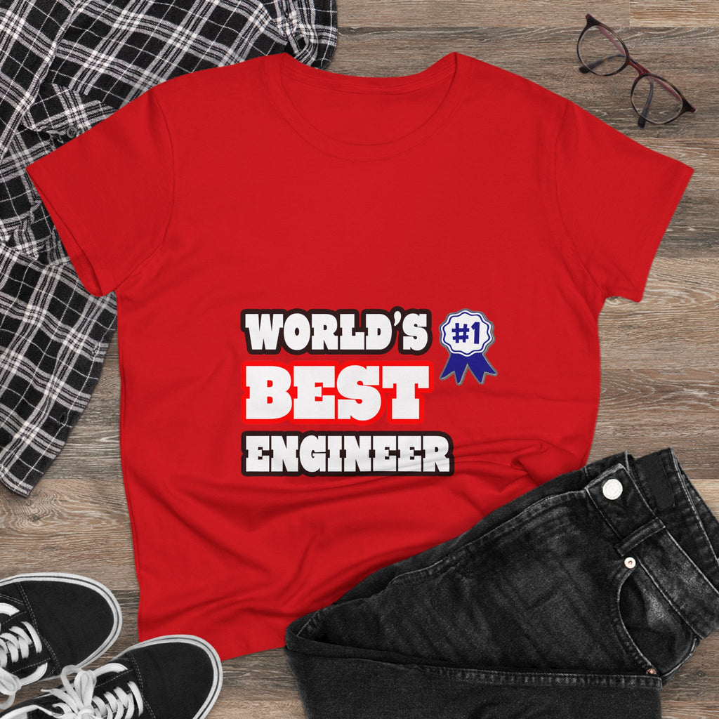 World's Best Engineer - Women's Midweight Cotton Tee