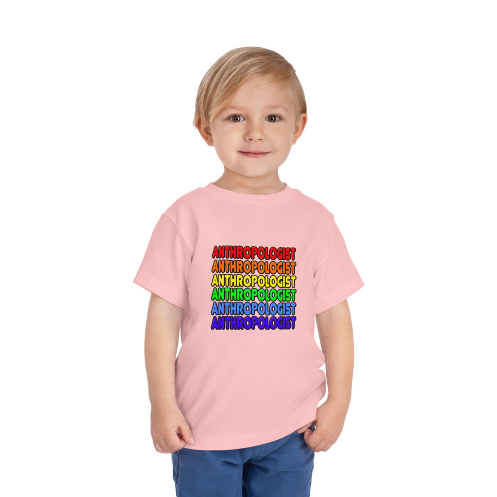Rainbow Anthropologist - Toddler Short Sleeve Tee