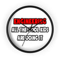 Funny Engineer Shirts and Gifts - Wall Clock