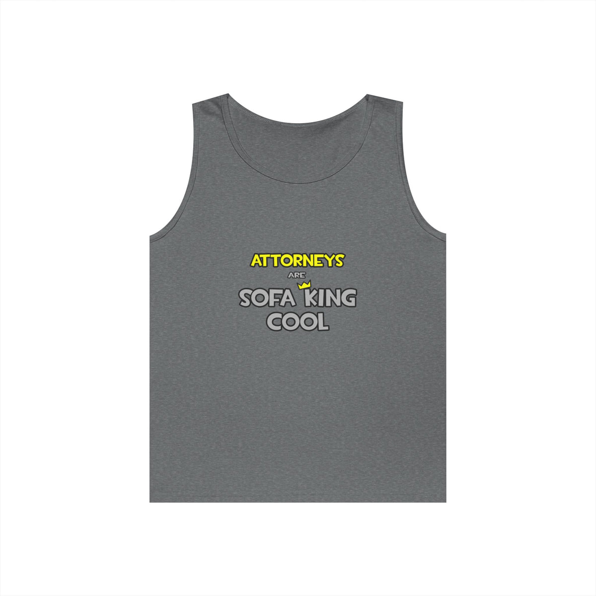 Attorneys Are Sofa King Cool - Unisex Heavy Cotton Tank Top