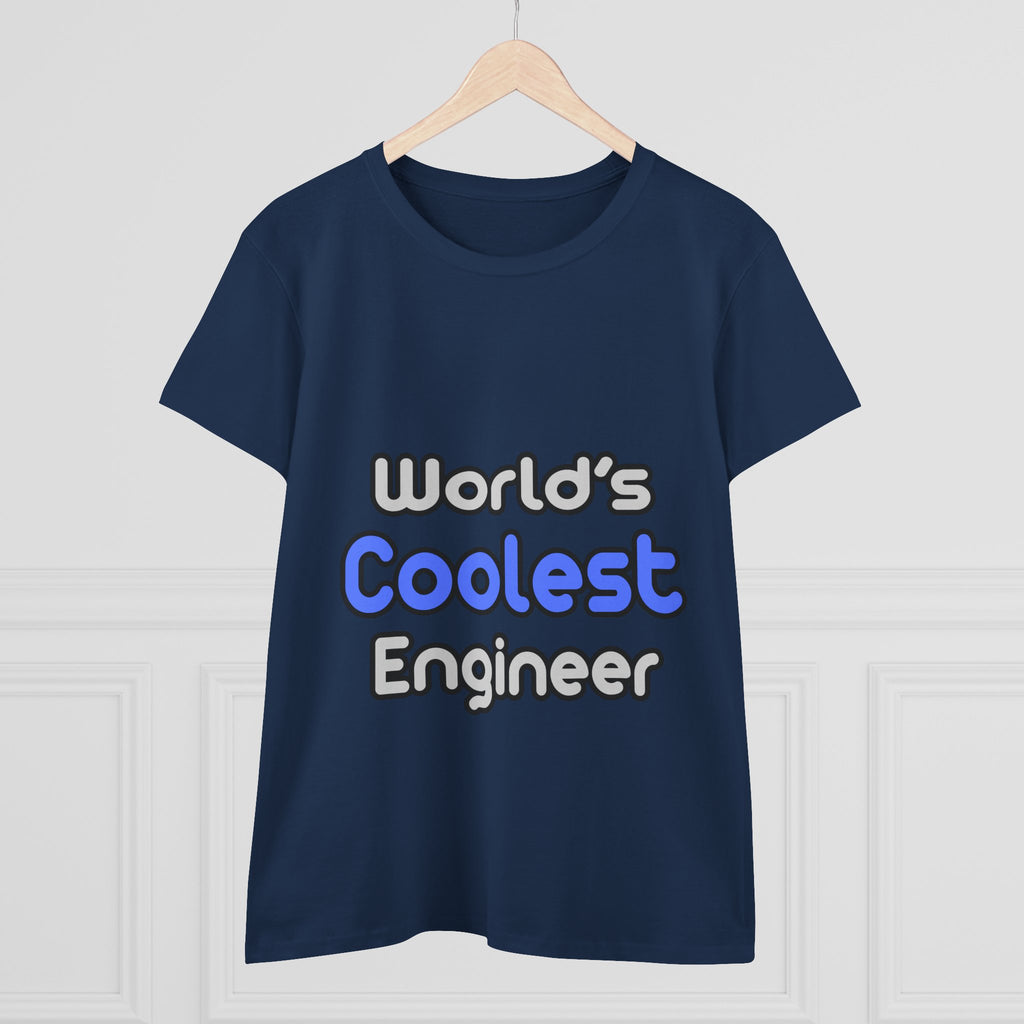 World's Coolest Engineer - Women's Midweight Cotton Tee