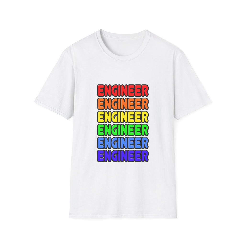 Rainbow Engineer - Unisex Softstyle T-Shirt