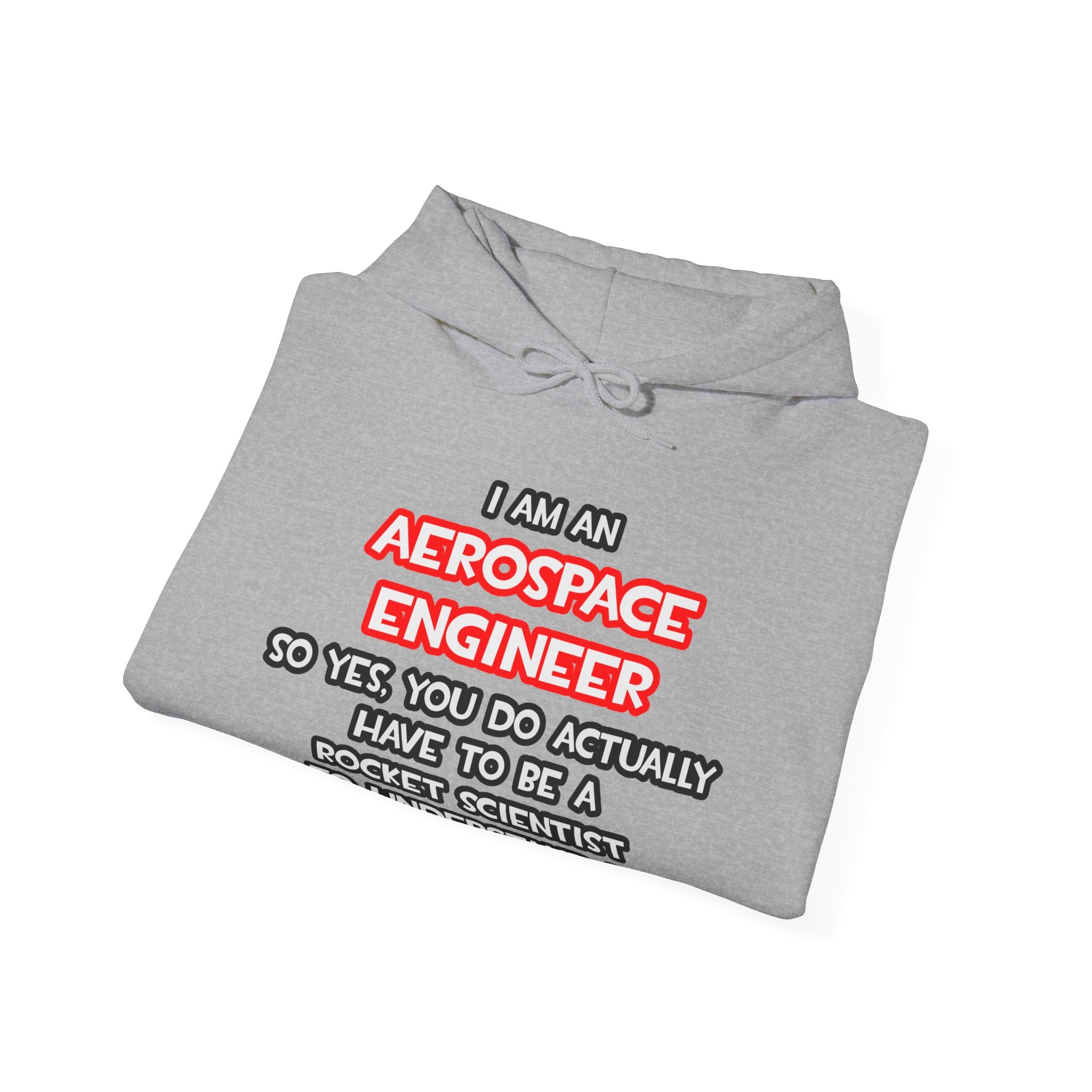 Rocket Scientist .. Funny Aerospace Engineer - Unisex Heavy Blend™ Hooded Sweatshirt