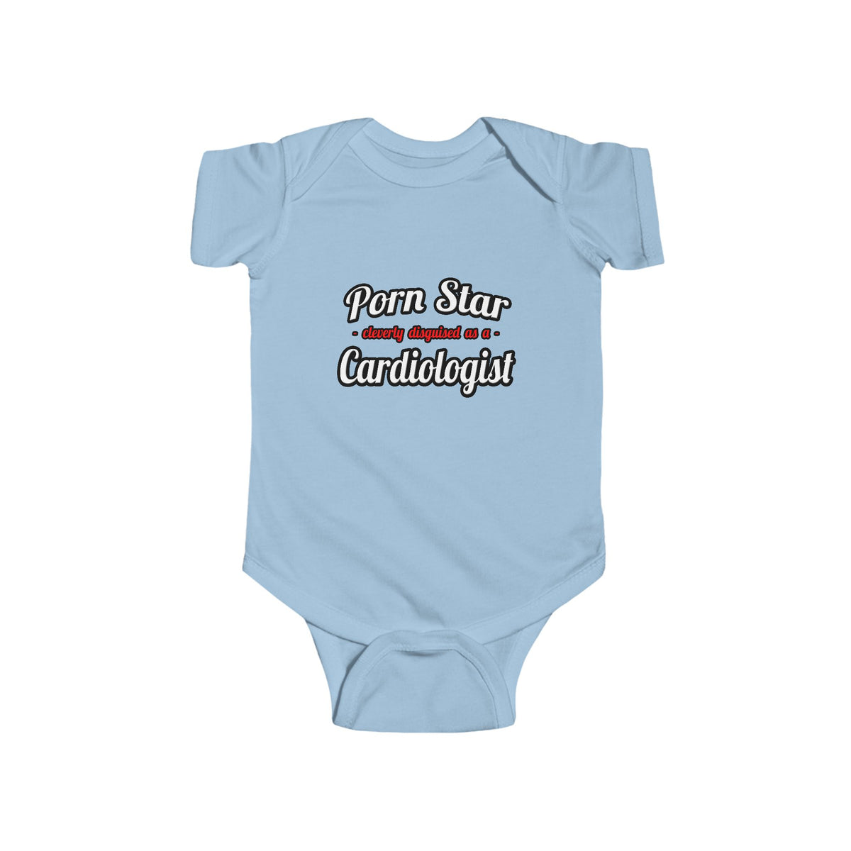 Porn Star...Cardiologist (2) - Infant Fine Jersey Bodysuit