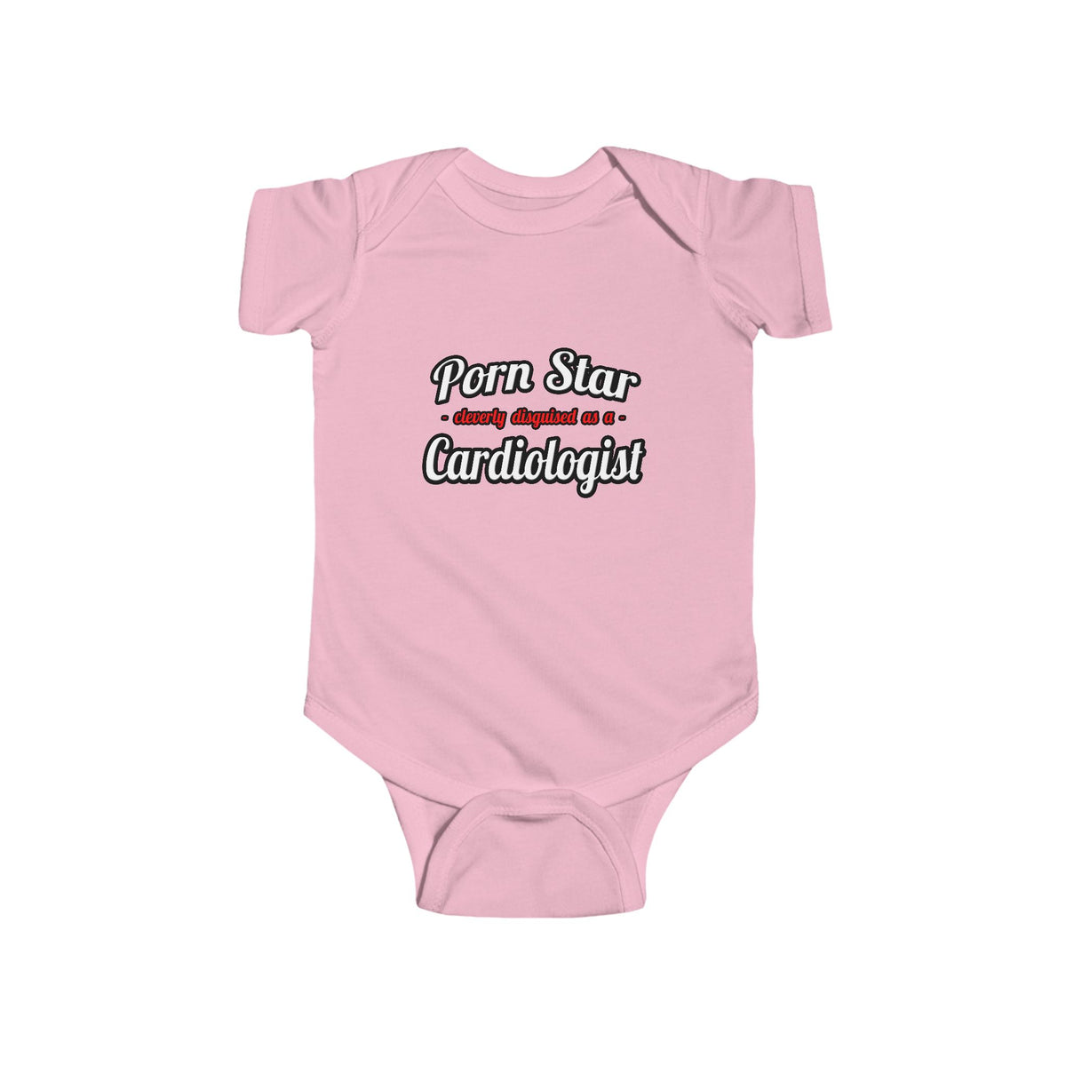 Porn Star...Cardiologist (2) - Infant Fine Jersey Bodysuit