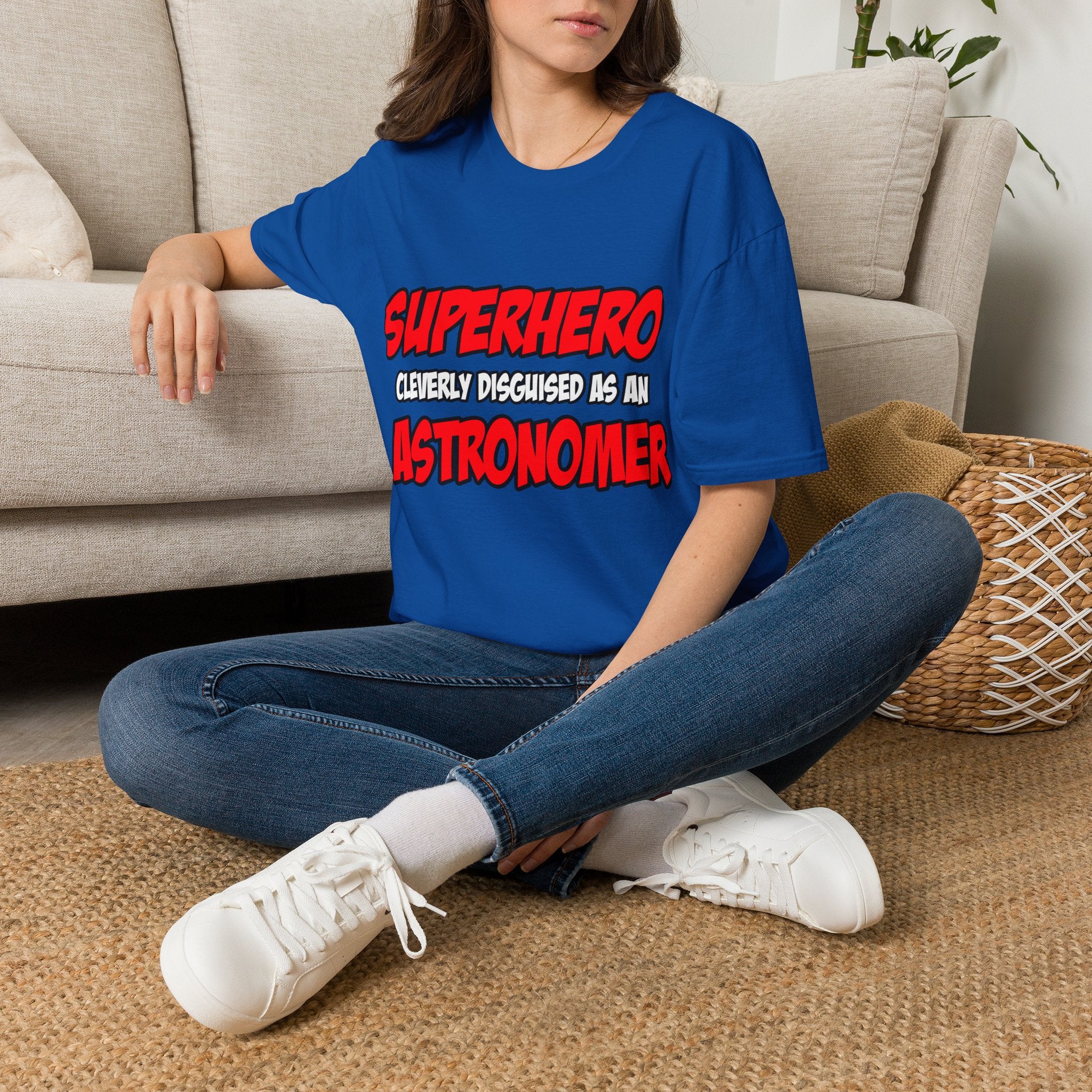 Superhero...Astronomer - Unisex Softstyle T-Shirt